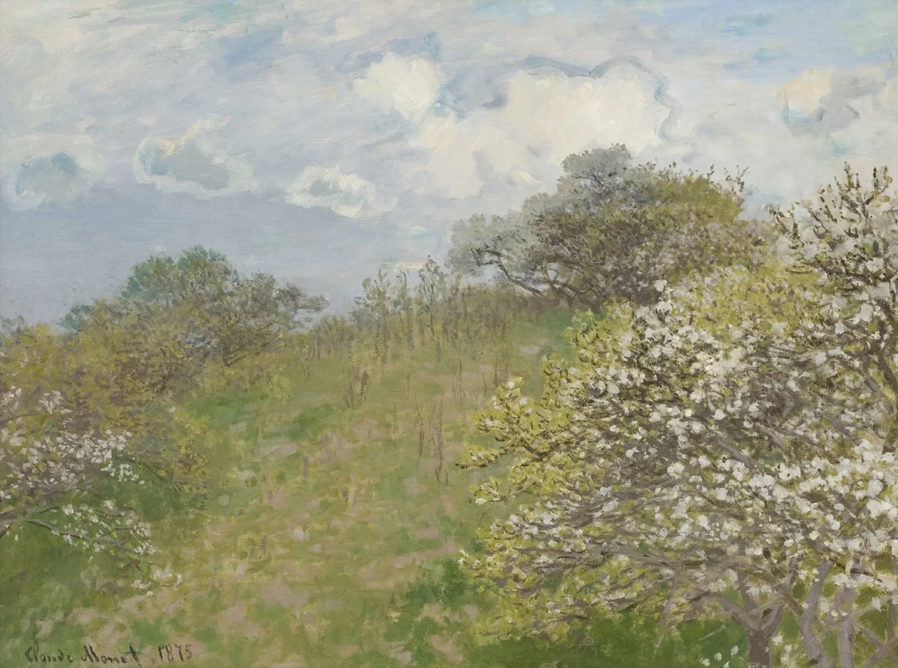 Kevät kevät, 1873. tekijältä Claude Monet