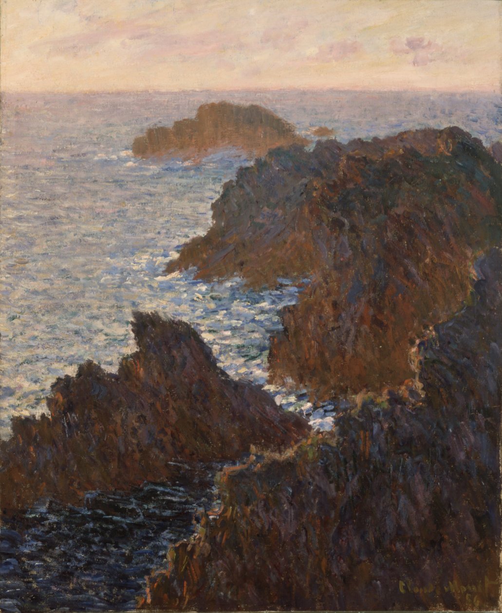 Belle-Islen kalliot, Port-Domois tekijältä Claude Monet