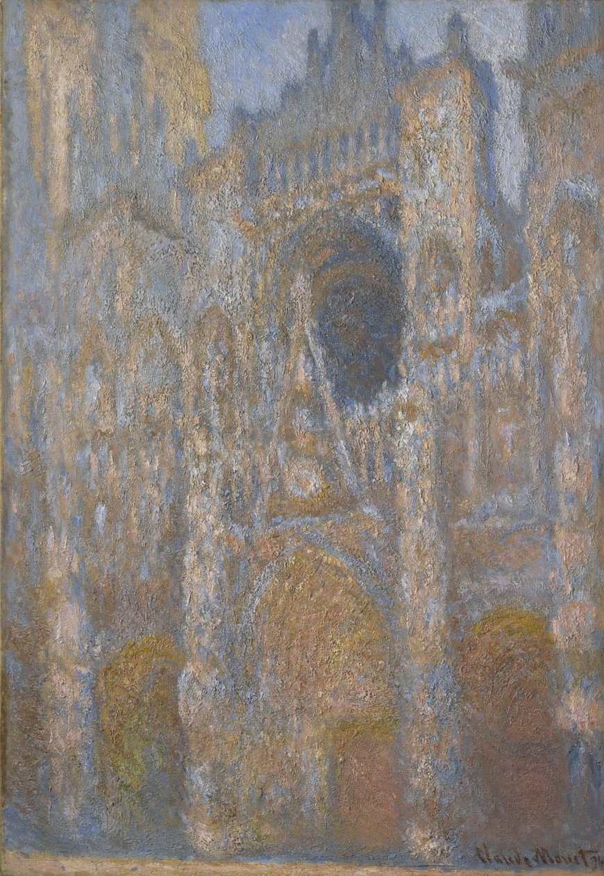 Rouenin katedraali, julkisivu, n. 1892-1894 tekijältä Claude Monet