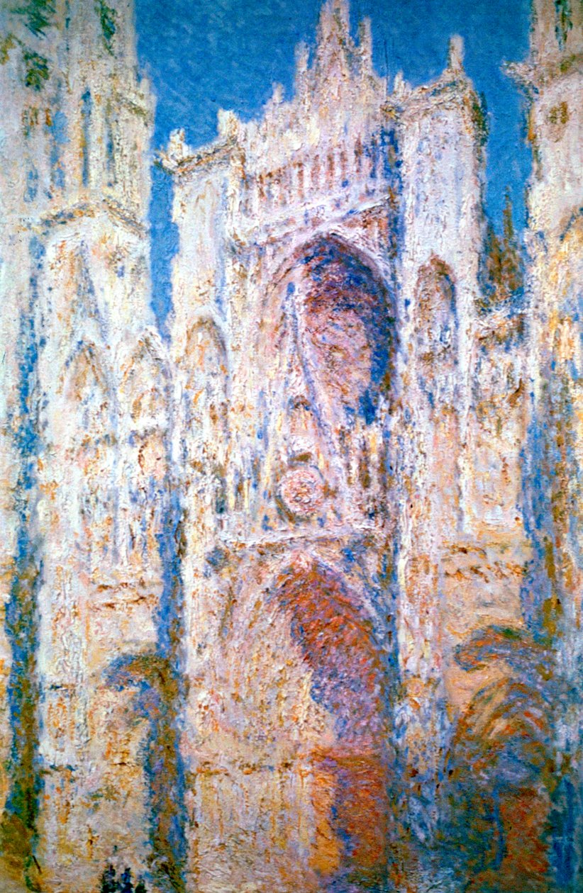 Rouenin katedraali, Harmony in Blue and Gold, 1894 tekijältä Claude Monet
