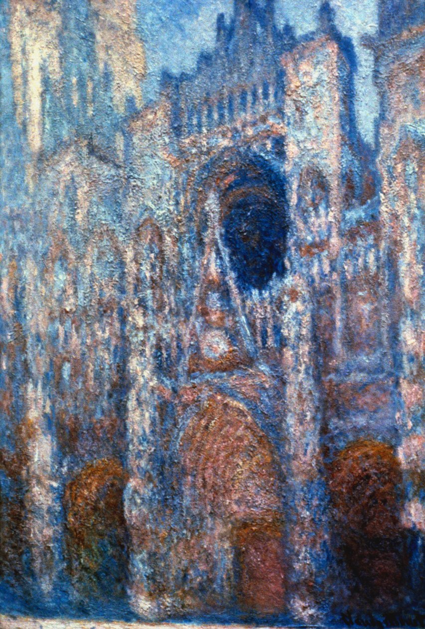Rouenin katedraali, auringonvalo, 1894 tekijältä Claude Monet