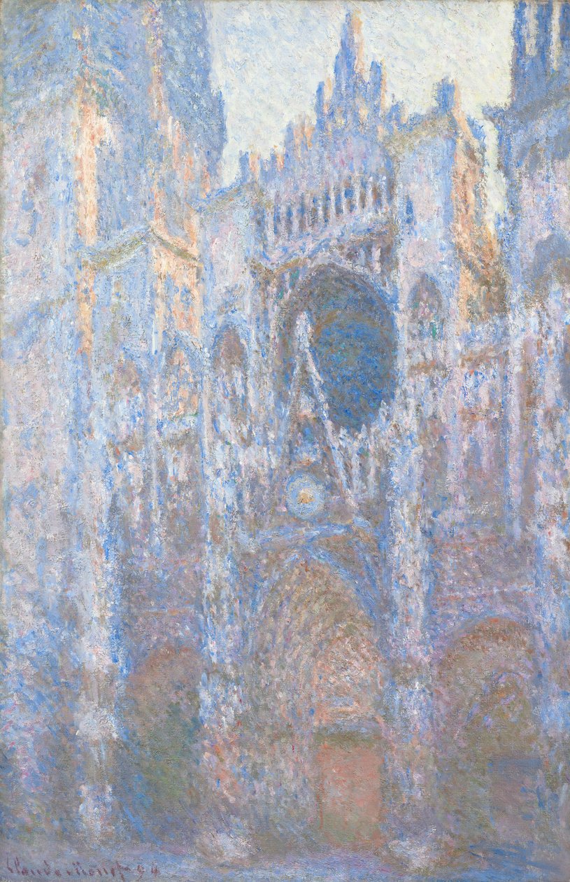 Rouenin katedraali, läntinen julkisivu, 1894. tekijältä Claude Monet