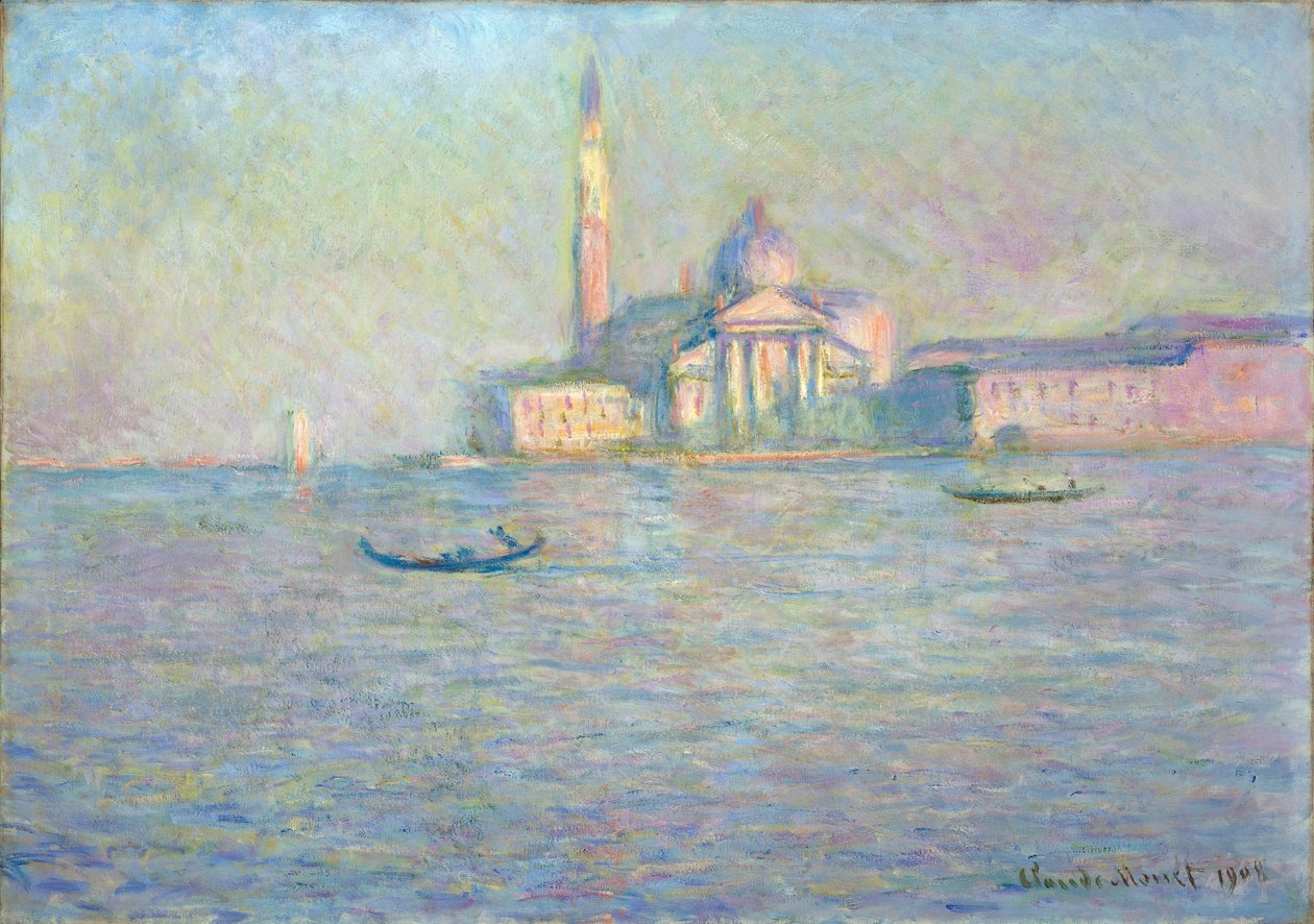 Saint George Major (Venetsia, Italia) (San Giorgio Maggioren kirkko, Venetsia) - Claude Monet