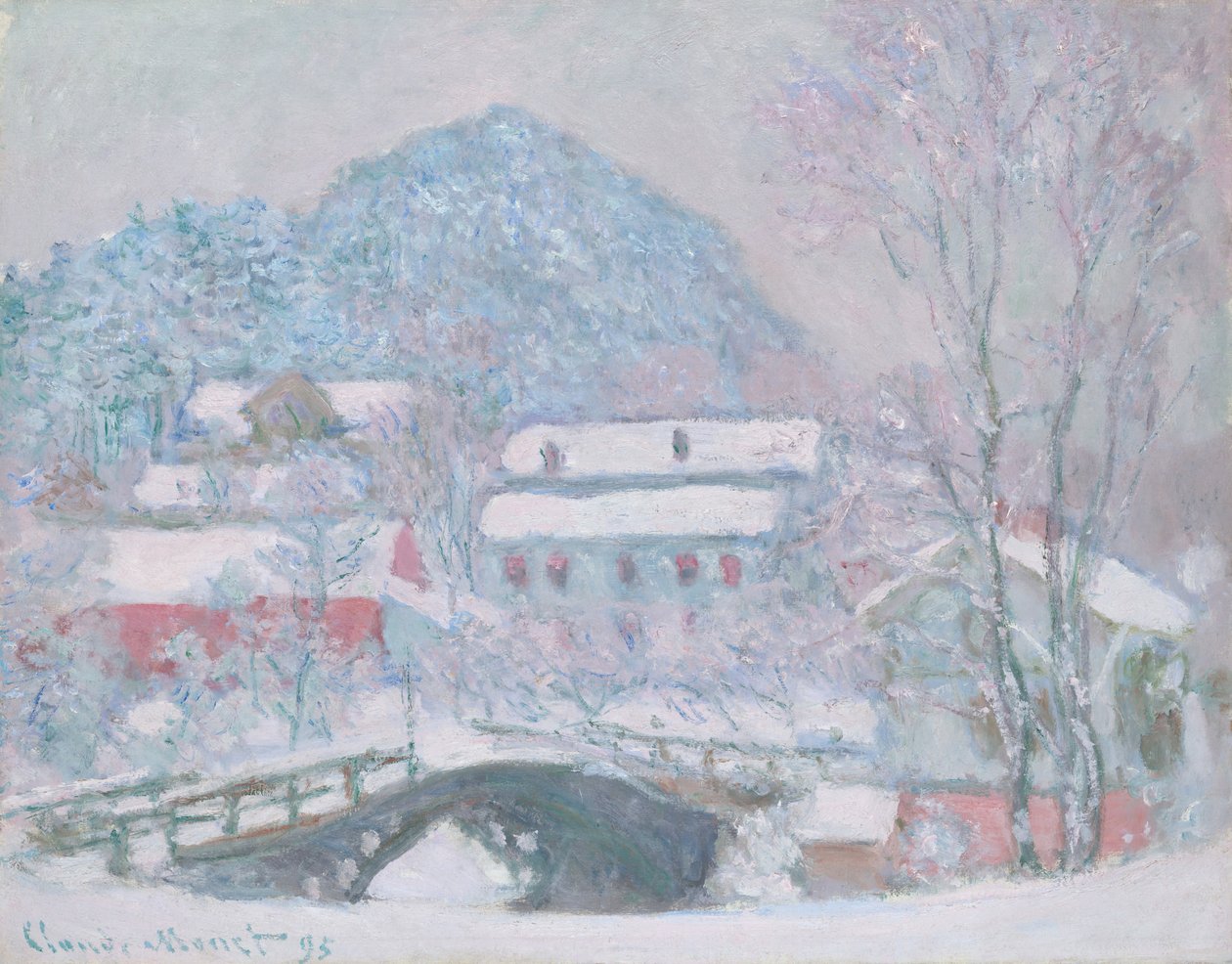Sandvika, Norja, 1895. tekijältä Claude Monet