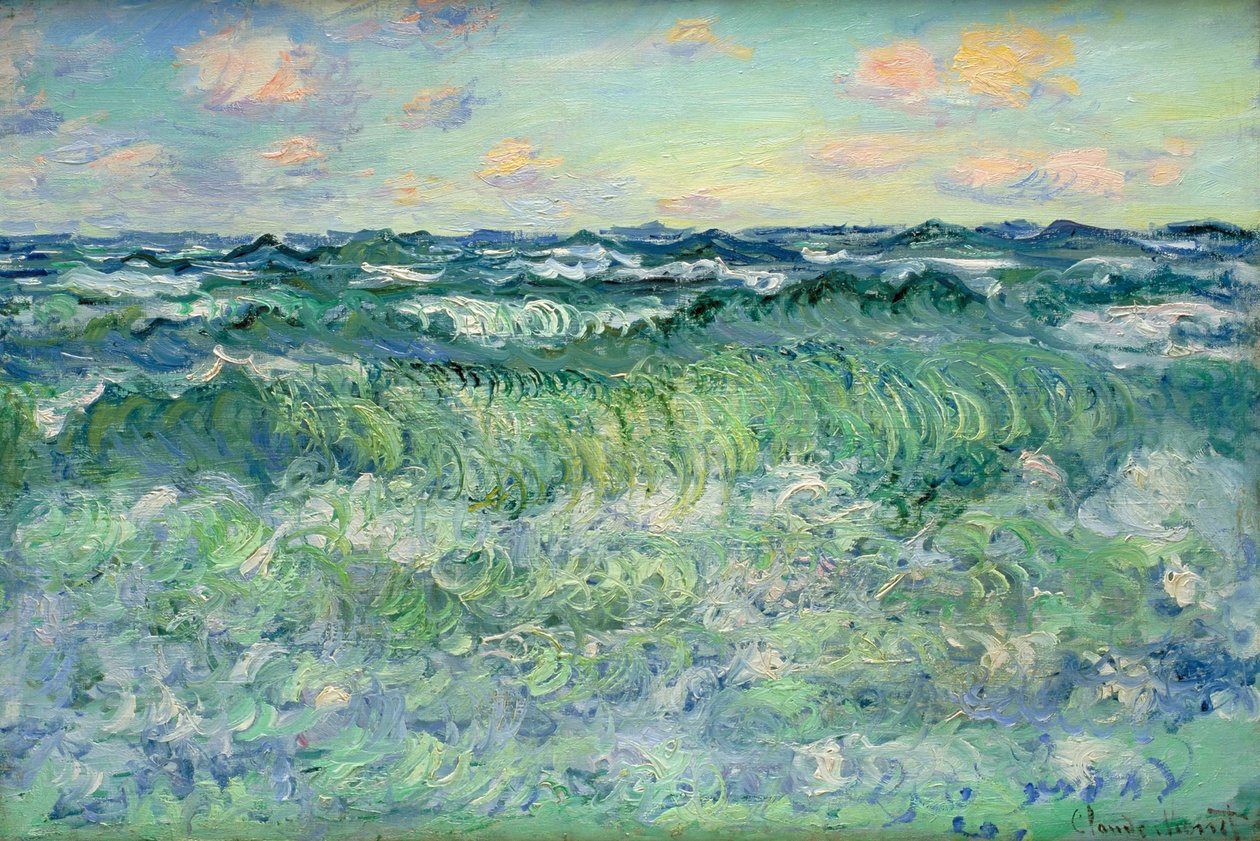 Merimaisema, Pourville tekijältä Claude Monet