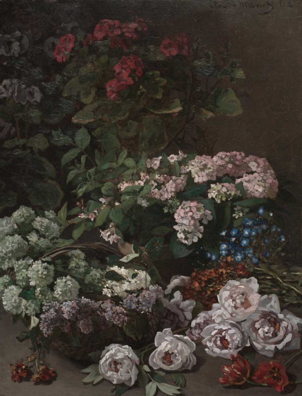Kevään Kukat tekijältä Claude Monet