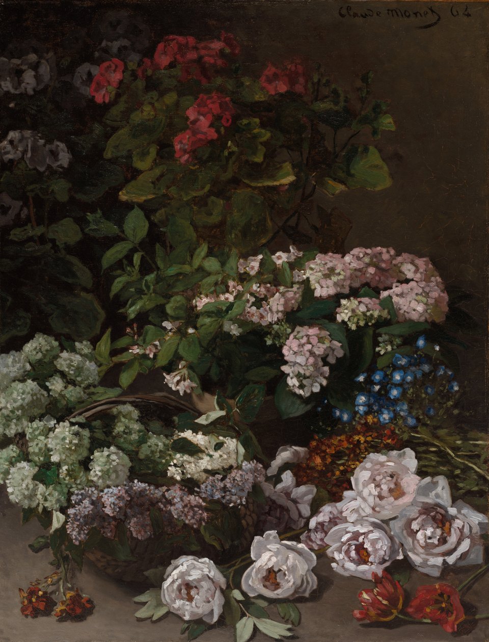 Kevään Kukat tekijältä Claude Monet