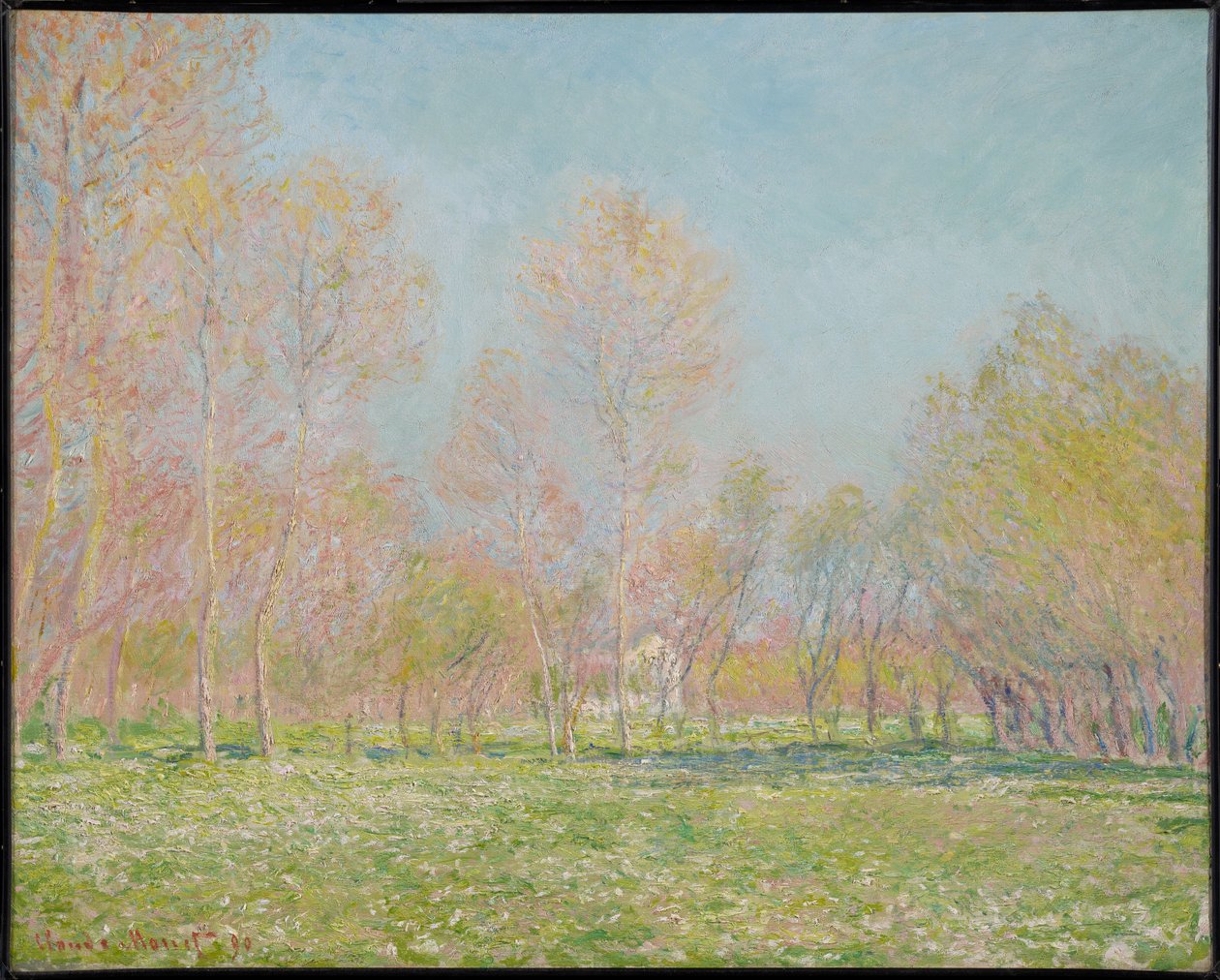 Kevät Givernyssä tekijältä Claude Monet