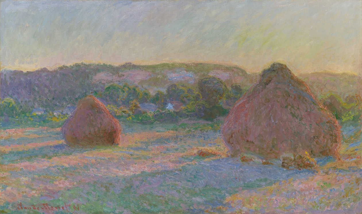 Pinot vehnää (kesän loppu) tekijältä Claude Monet
