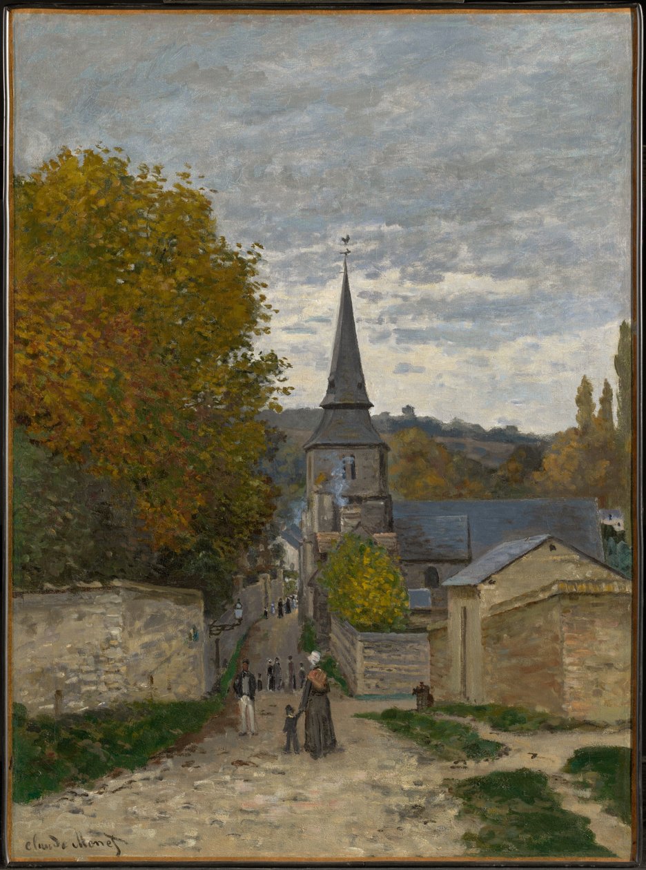 Katu Sainte-Adressessa tekijältä Claude Monet