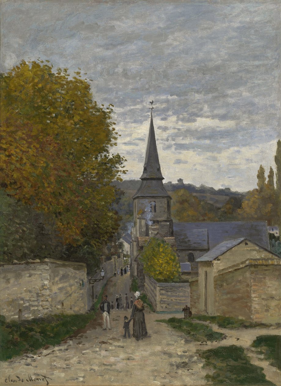Katu Sainte-Adressessa, 1867 tekijältä Claude Monet