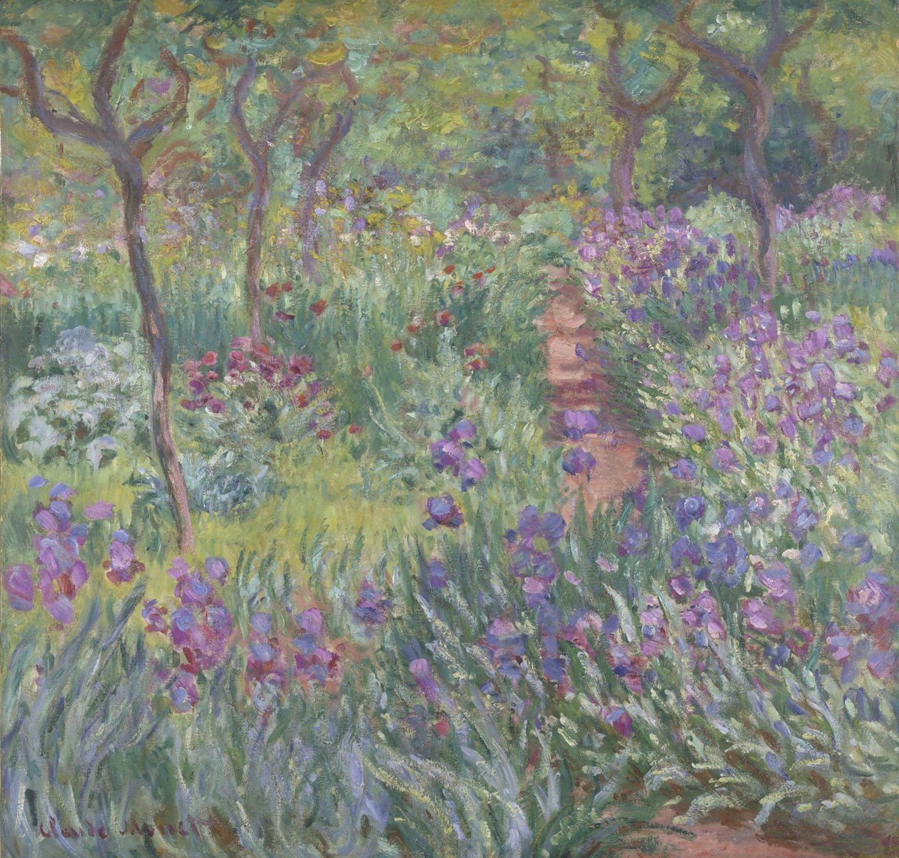 Taiteilijan puutarha Givernyssä tekijältä Claude Monet