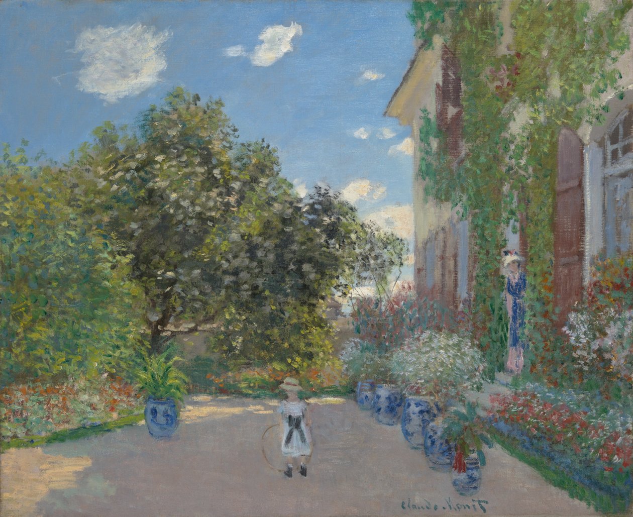Taiteilijan talo Argenteuilissa tekijältä Claude Monet