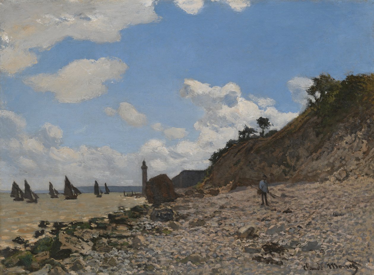 Honfleurin ranta tekijältä Claude Monet