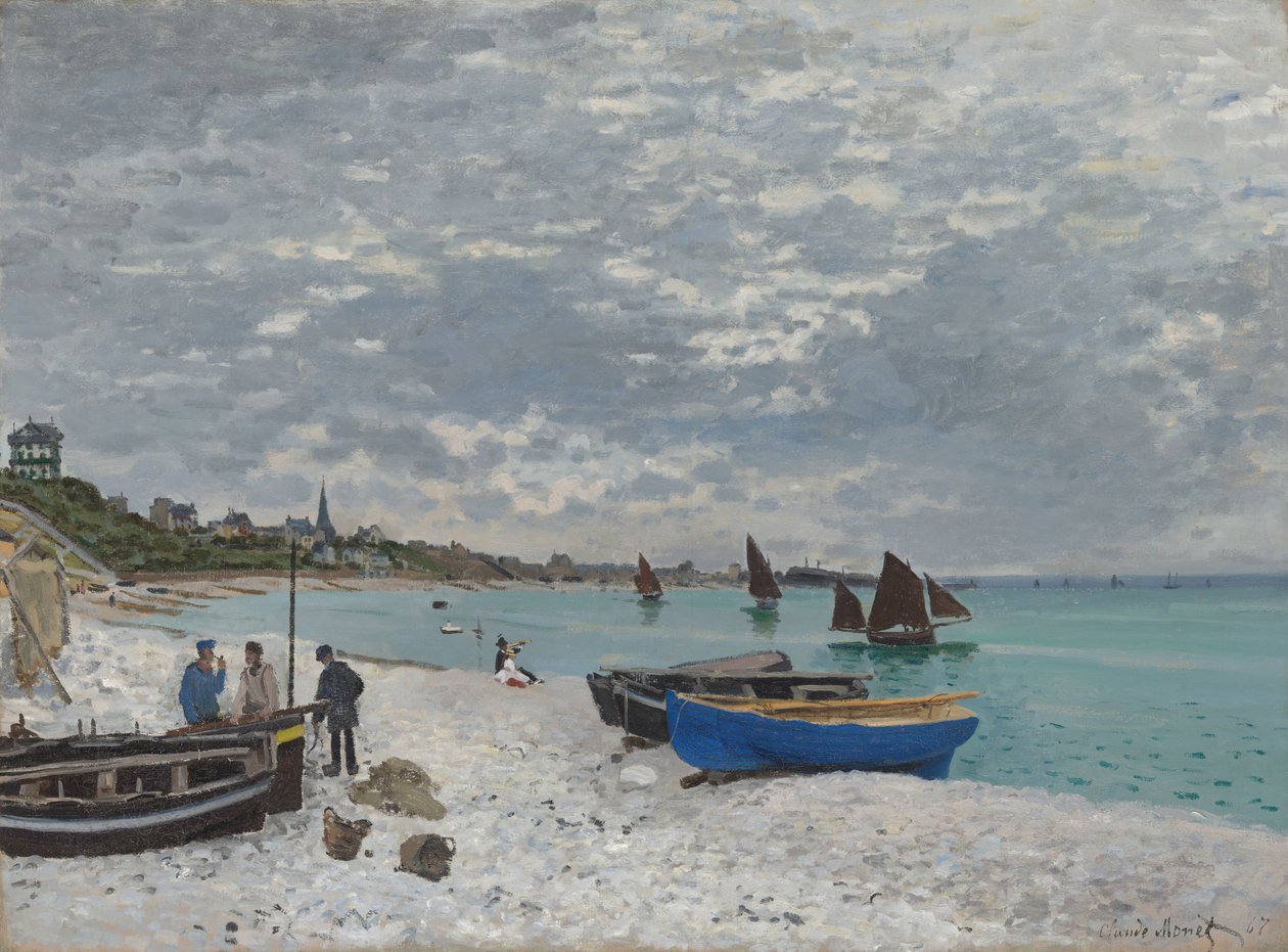 Ranta Sainte-Adressessa, 1867. tekijältä Claude Monet