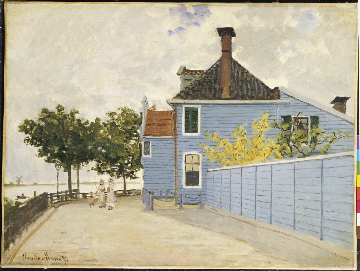 Sininen talo, Zaandam tekijältä Claude Monet