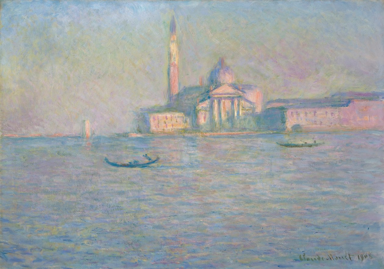 San Giorgio Maggioren kirkko, Venetsia tekijältä Claude Monet