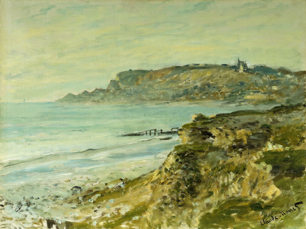 Sainte-Adressen kalliot; Cliff of Saint Address, 1873 tekijältä Claude Monet