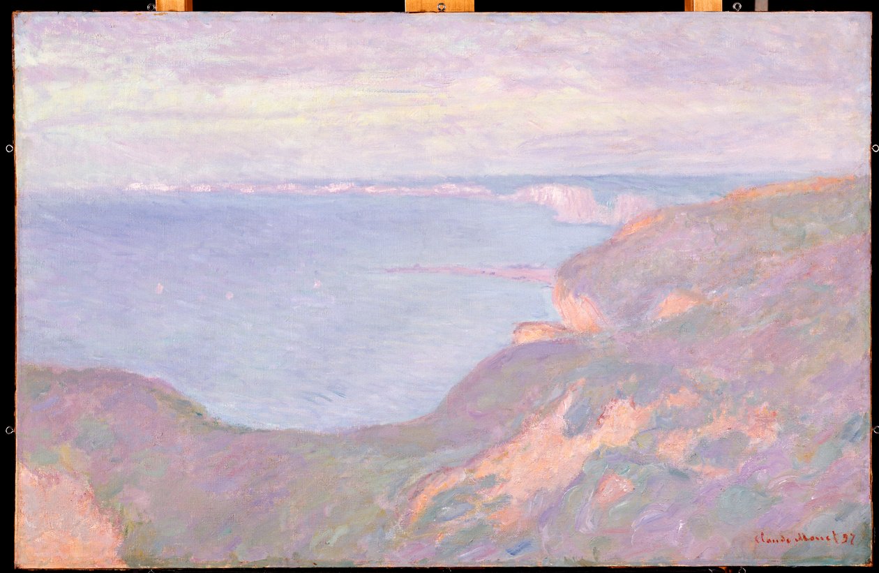 Kalliot lähellä Dieppeä, 1897 tekijältä Claude Monet