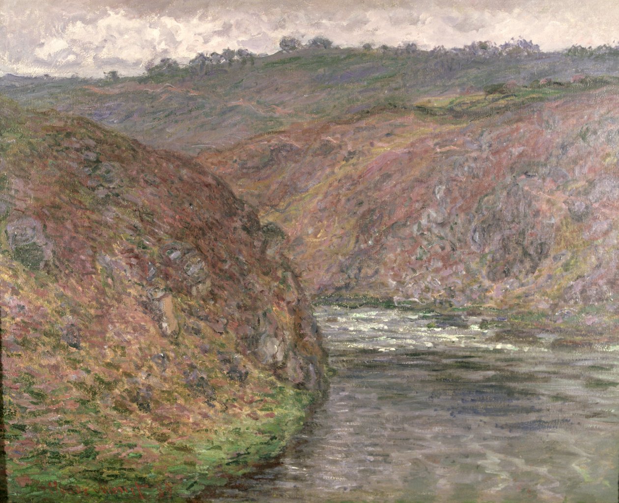 Creuse, pimeä sää tekijältä Claude Monet