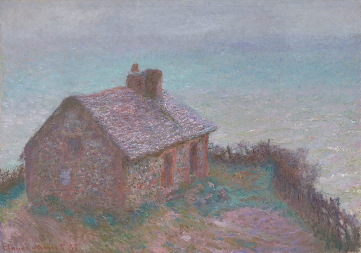 Varengevillen tullitalo tekijältä Claude Monet