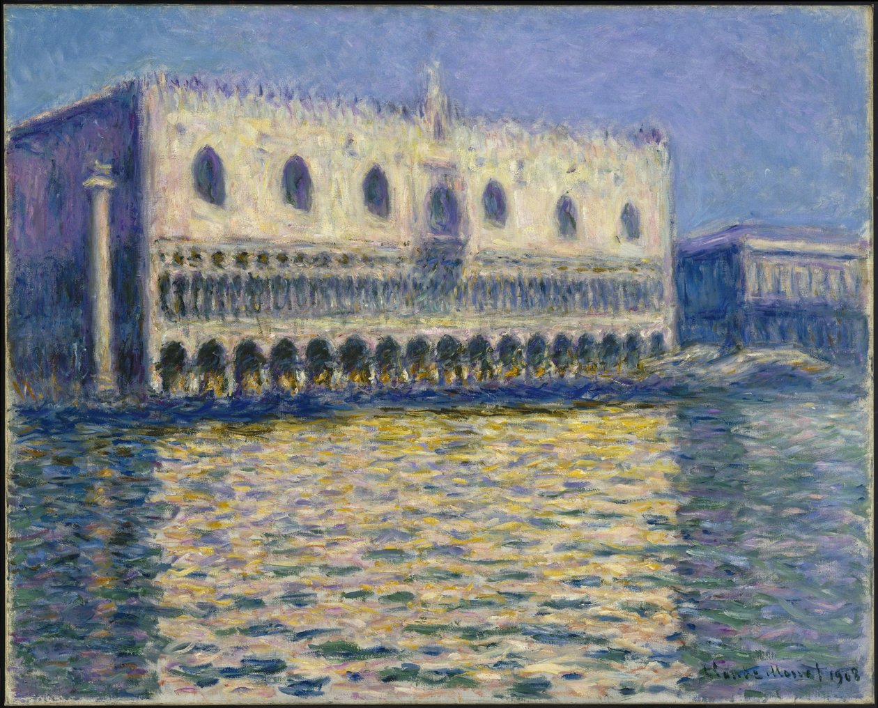 Dogen palatsi (Le Palais ducal) tekijältä Claude Monet