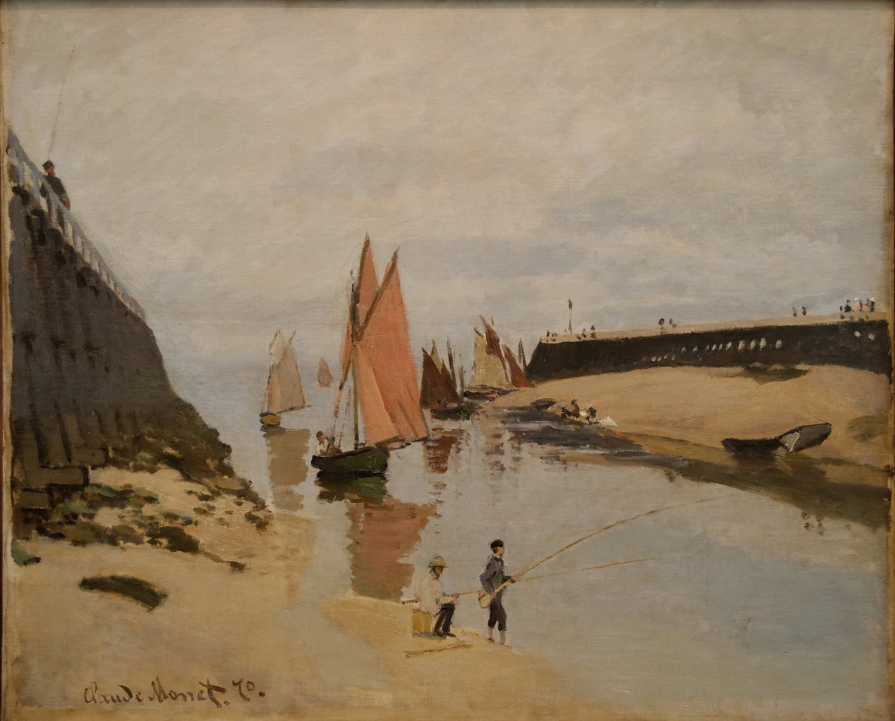 Trouvillen satama - Claude Monet