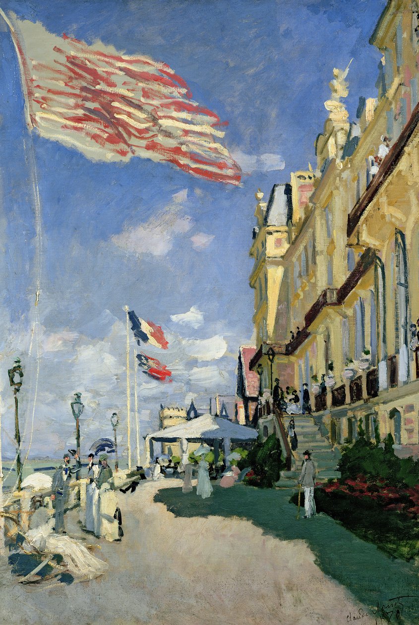 Hotel des Roches Noires Trouvillessa tekijältä Claude Monet