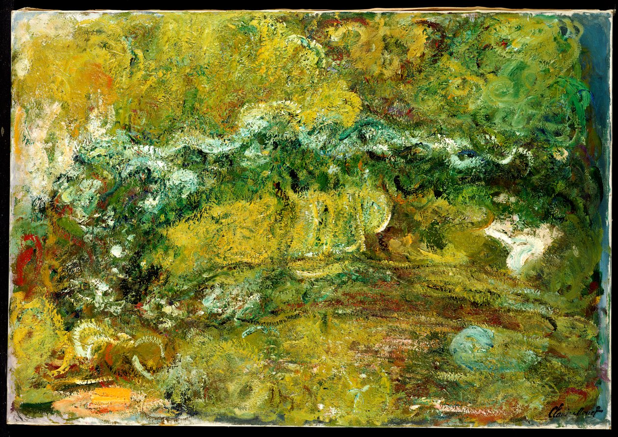 Japanilainen silta, n. 1918-24 tekijältä Claude Monet