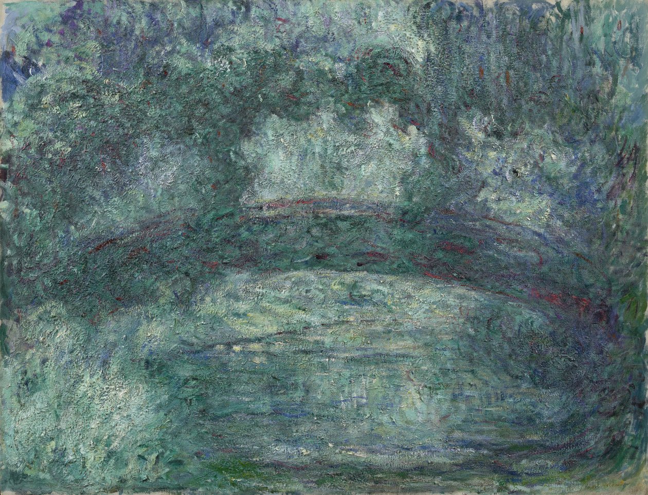 Japanilainen silta, 1919-1924 tekijältä Claude Monet