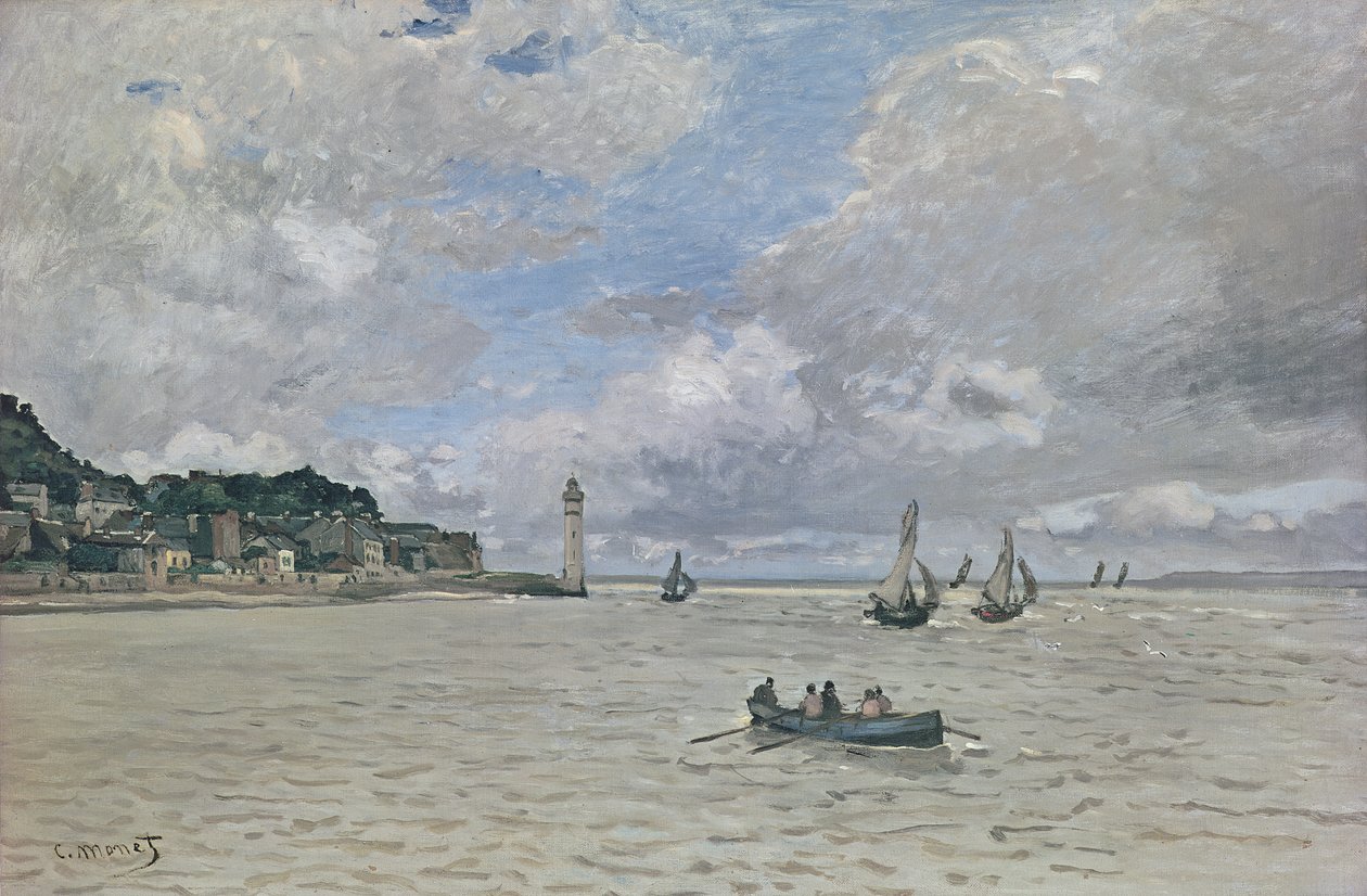 Hospice-majakka (Honfleur), 1864 tekijältä Claude Monet