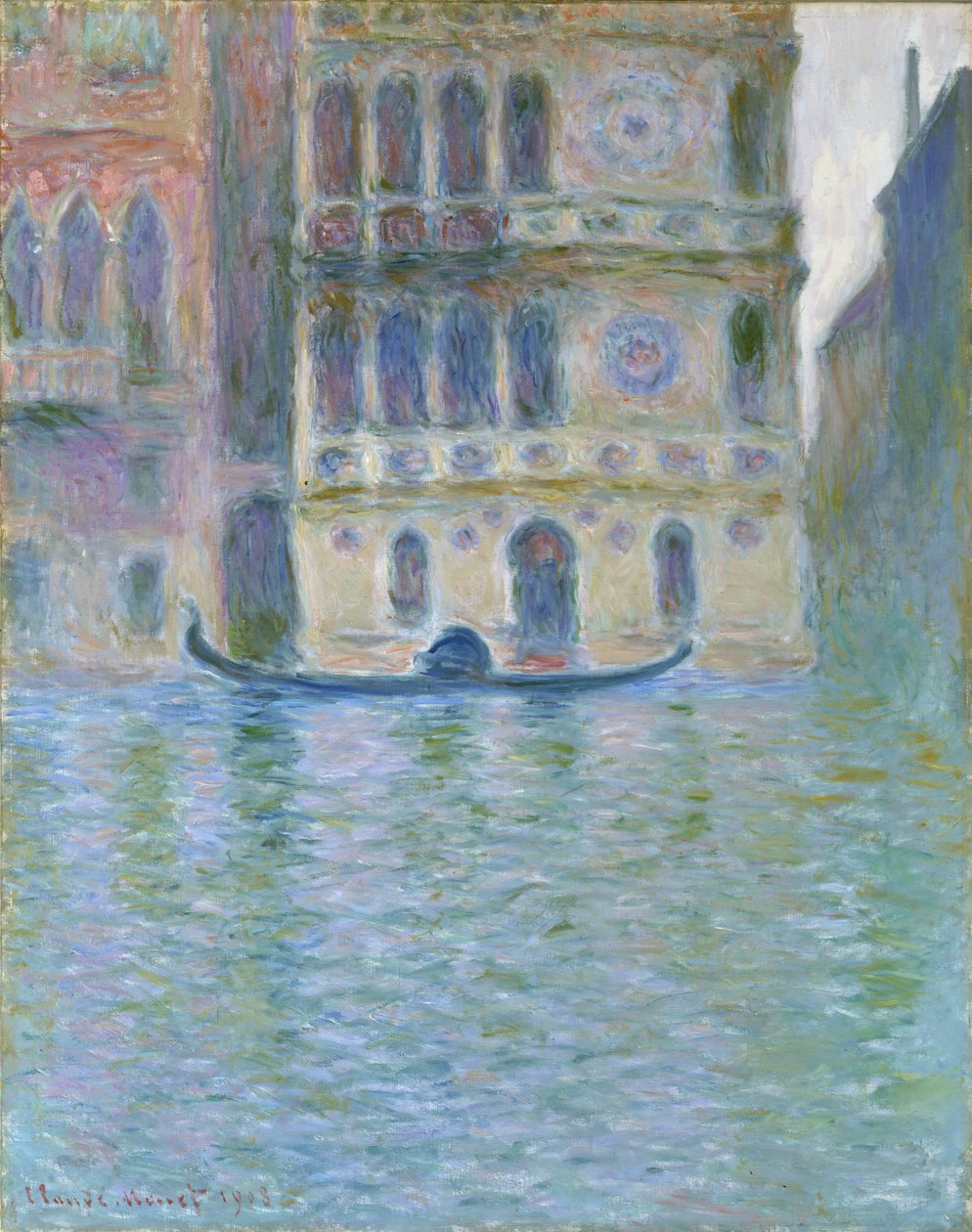 "Palazzo Dario", 1908 tekijältä Claude Monet