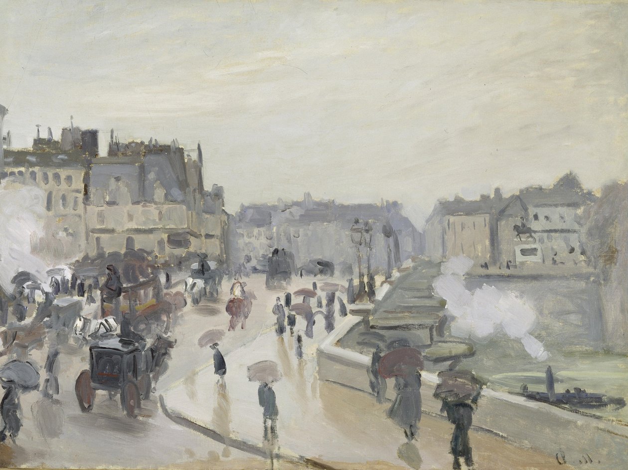 Pont Neuf tekijältä Claude Monet
