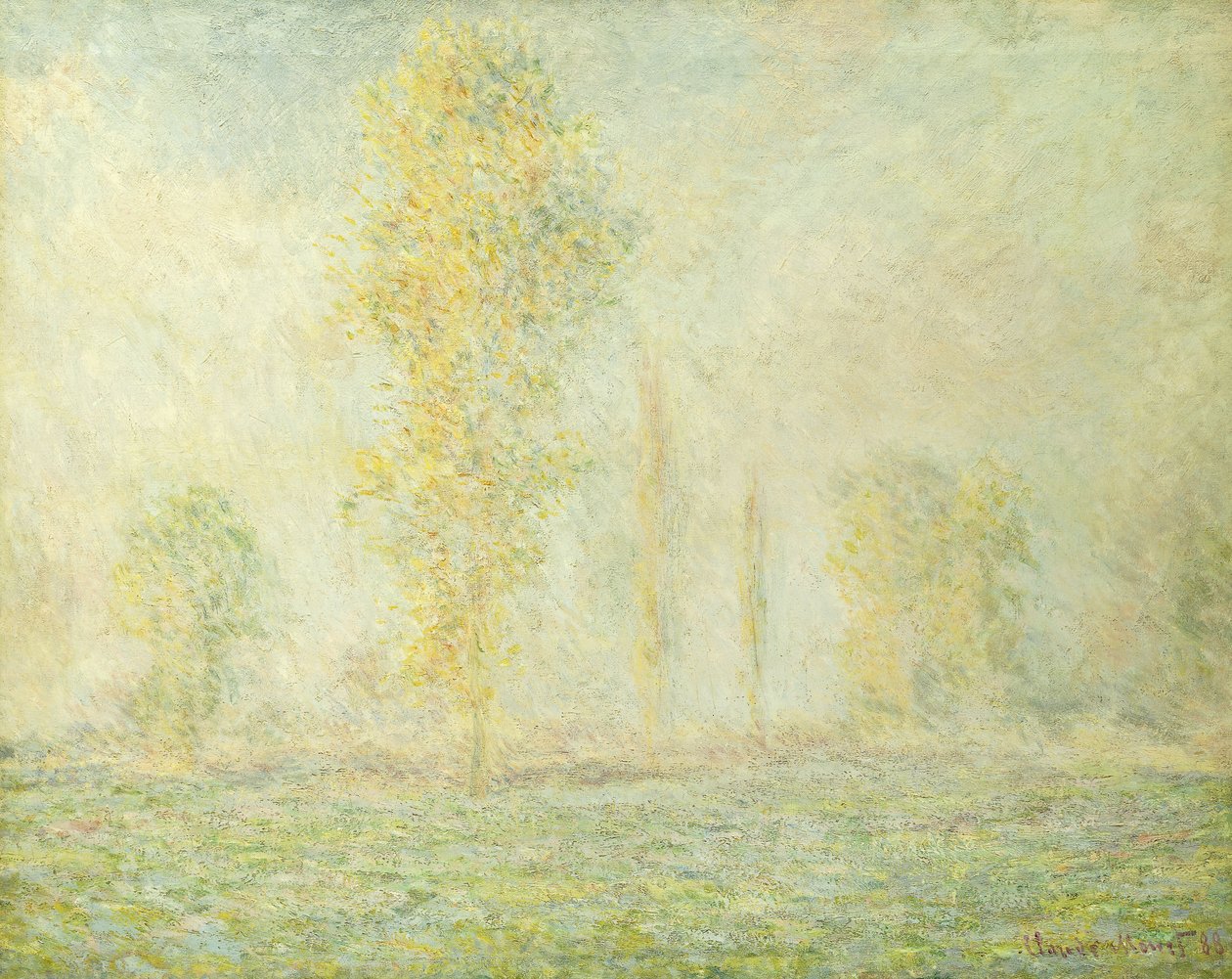 Prairie Givernyssä; La Prairie a Giverny, 1888 tekijältä Claude Monet
