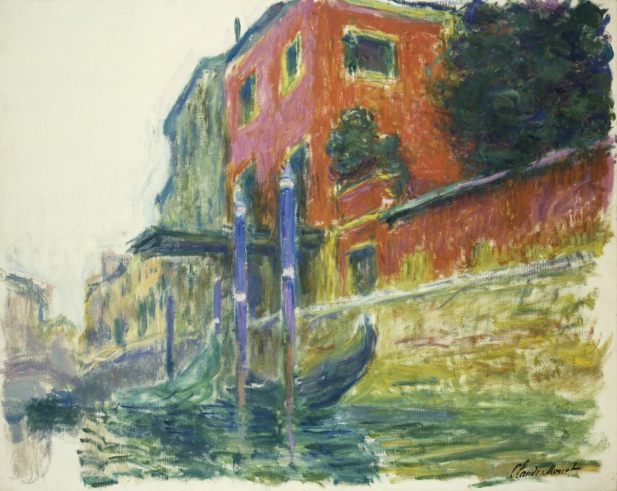 Punainen talo; Punainen talo, 1908 tekijältä Claude Monet