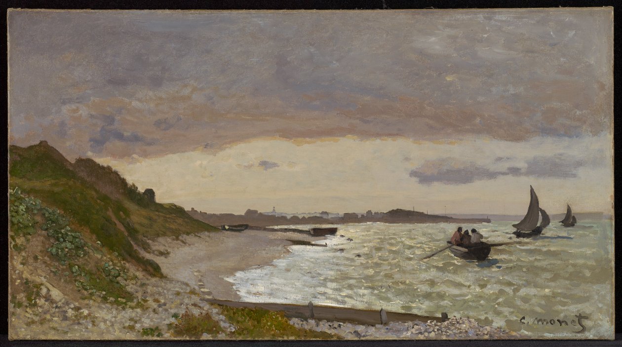 Sainte-Adressen merenranta tekijältä Claude Monet