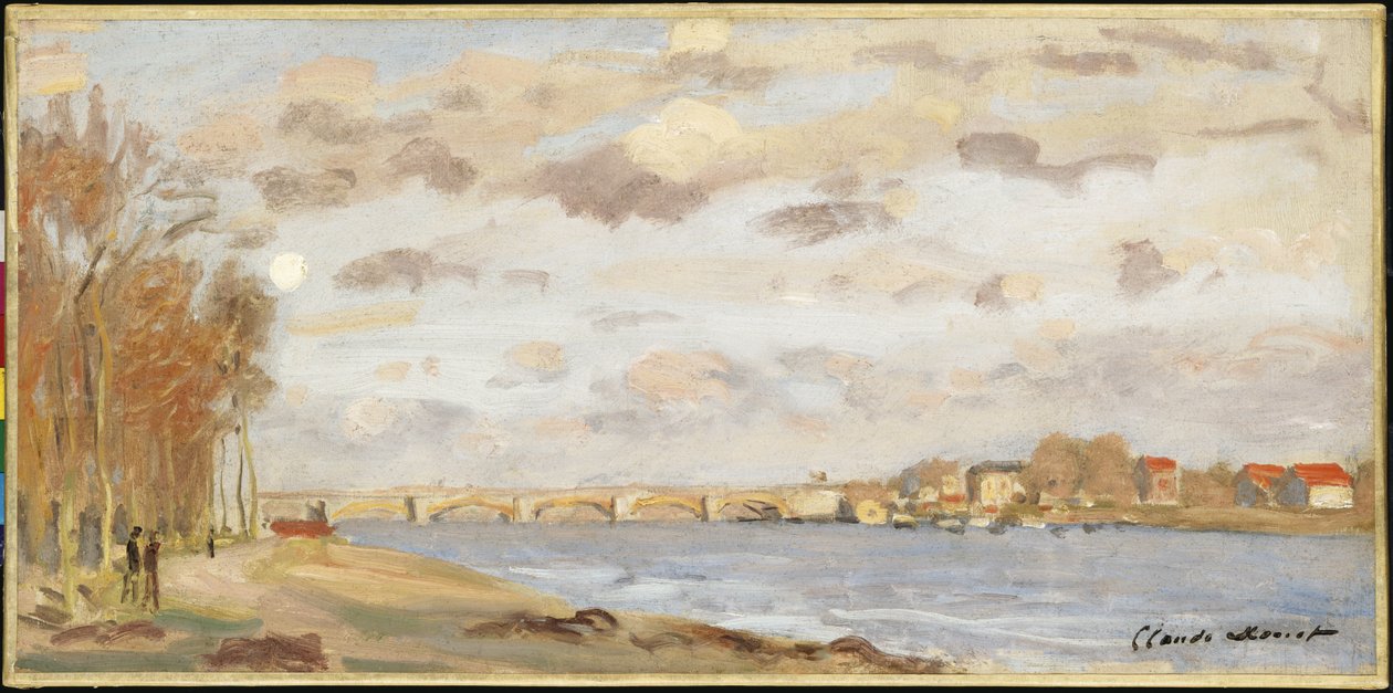 Seine Argenteuilissa, 1872 tekijältä Claude Monet