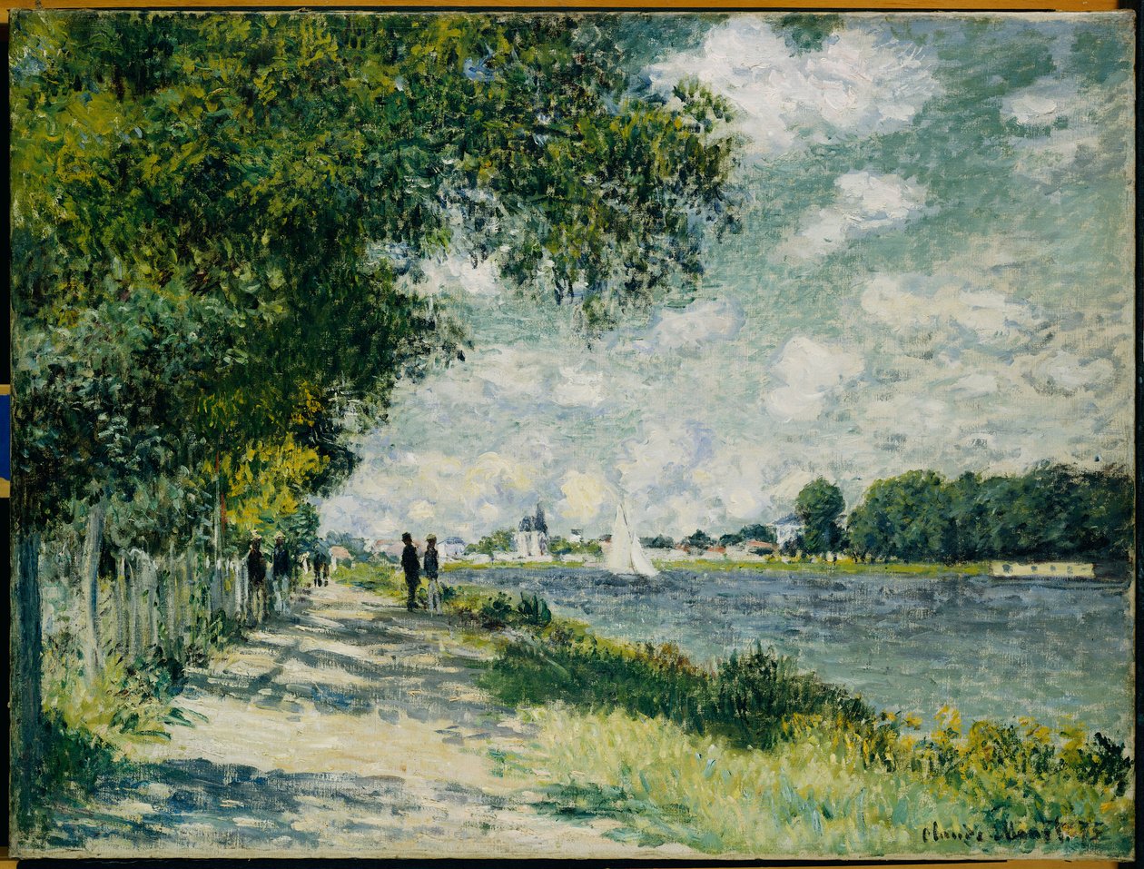 Seine Argenteuilissa, 1875 tekijältä Claude Monet