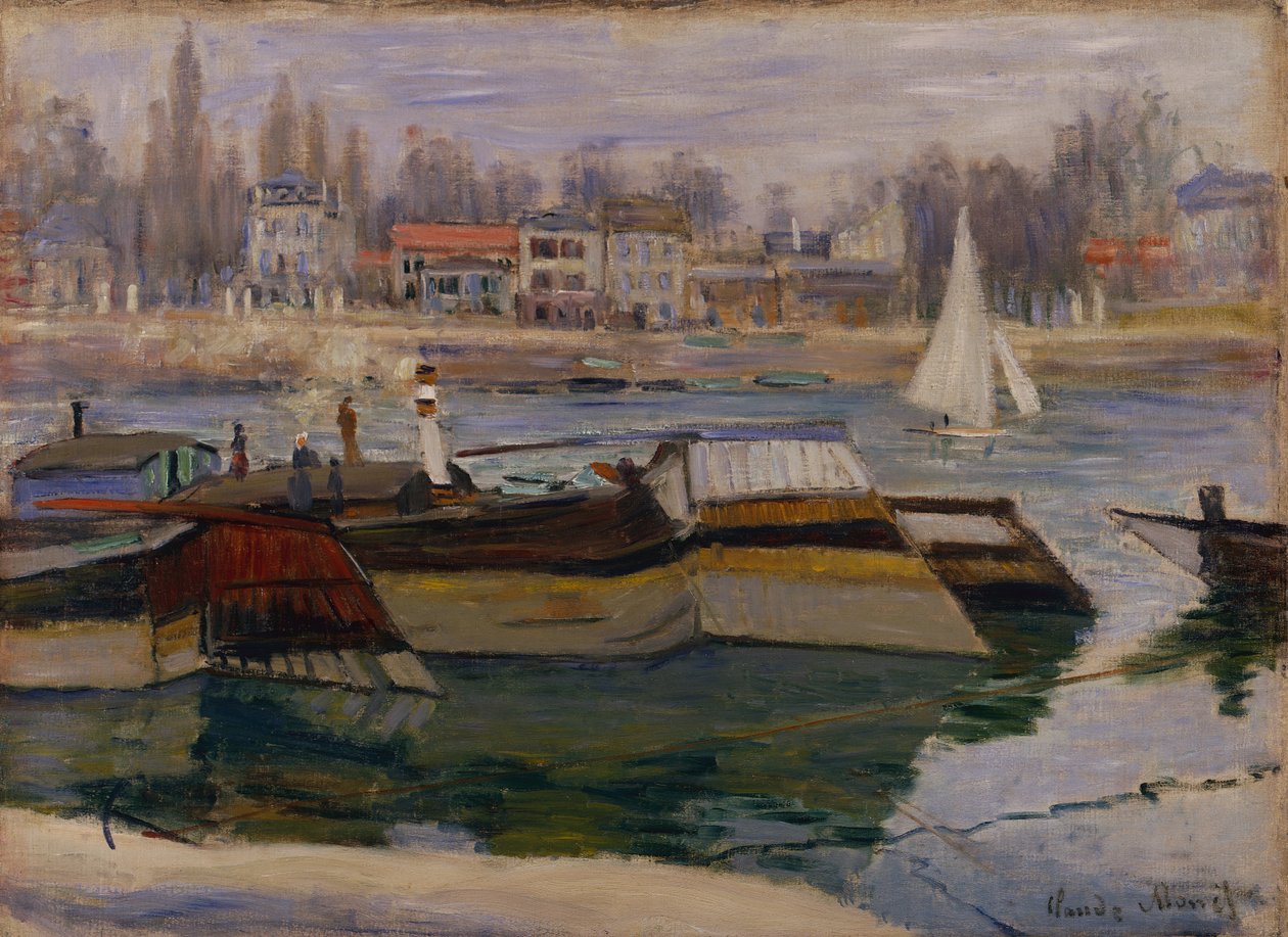 Seine Asnieresissa tekijältä Claude Monet