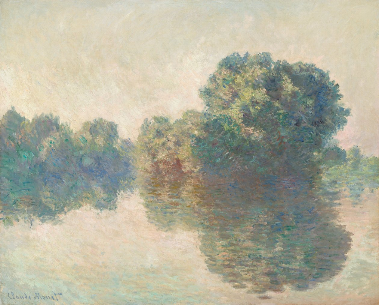 Seine Givernyssä, 1897. tekijältä Claude Monet