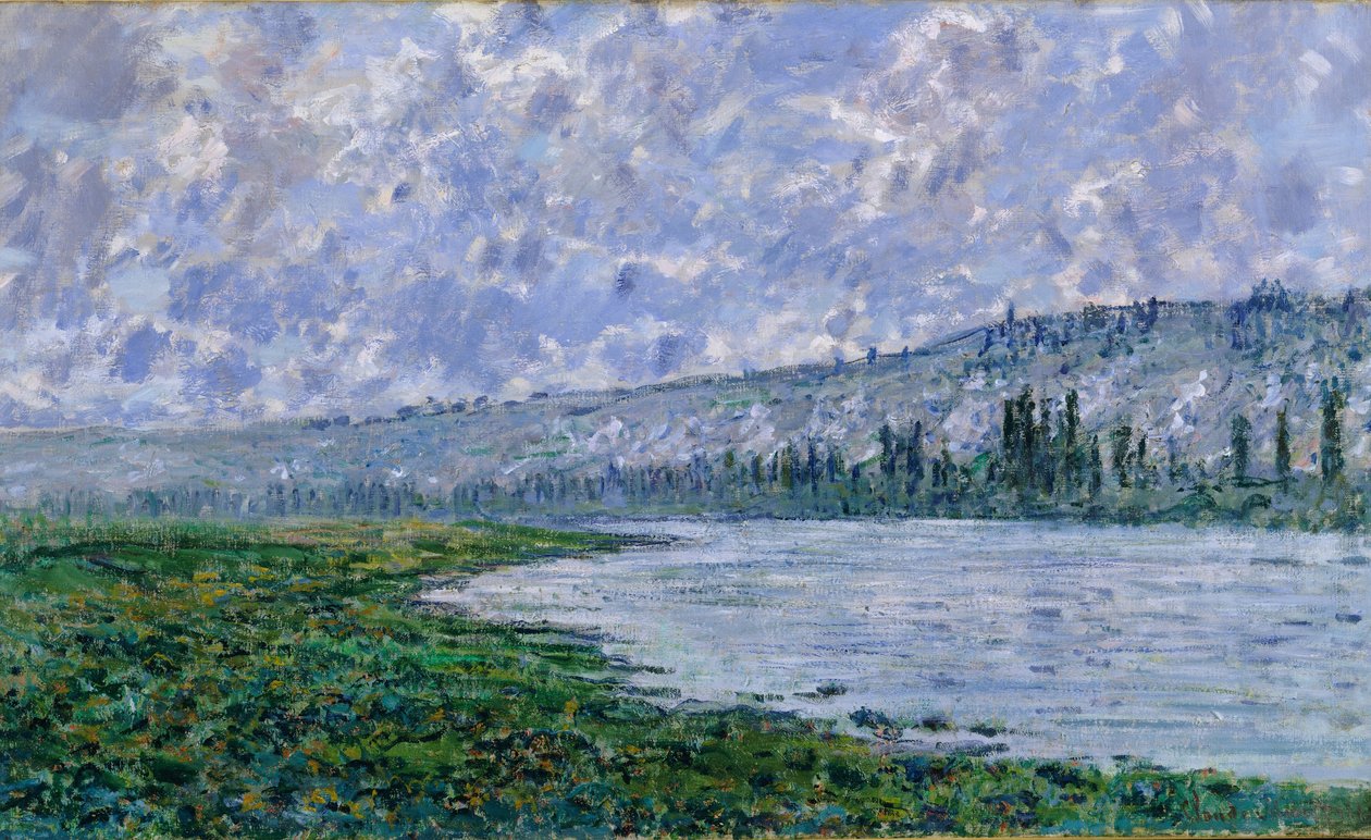 Seine Vétheuilin kohdalla, 1880 tekijältä Claude Monet