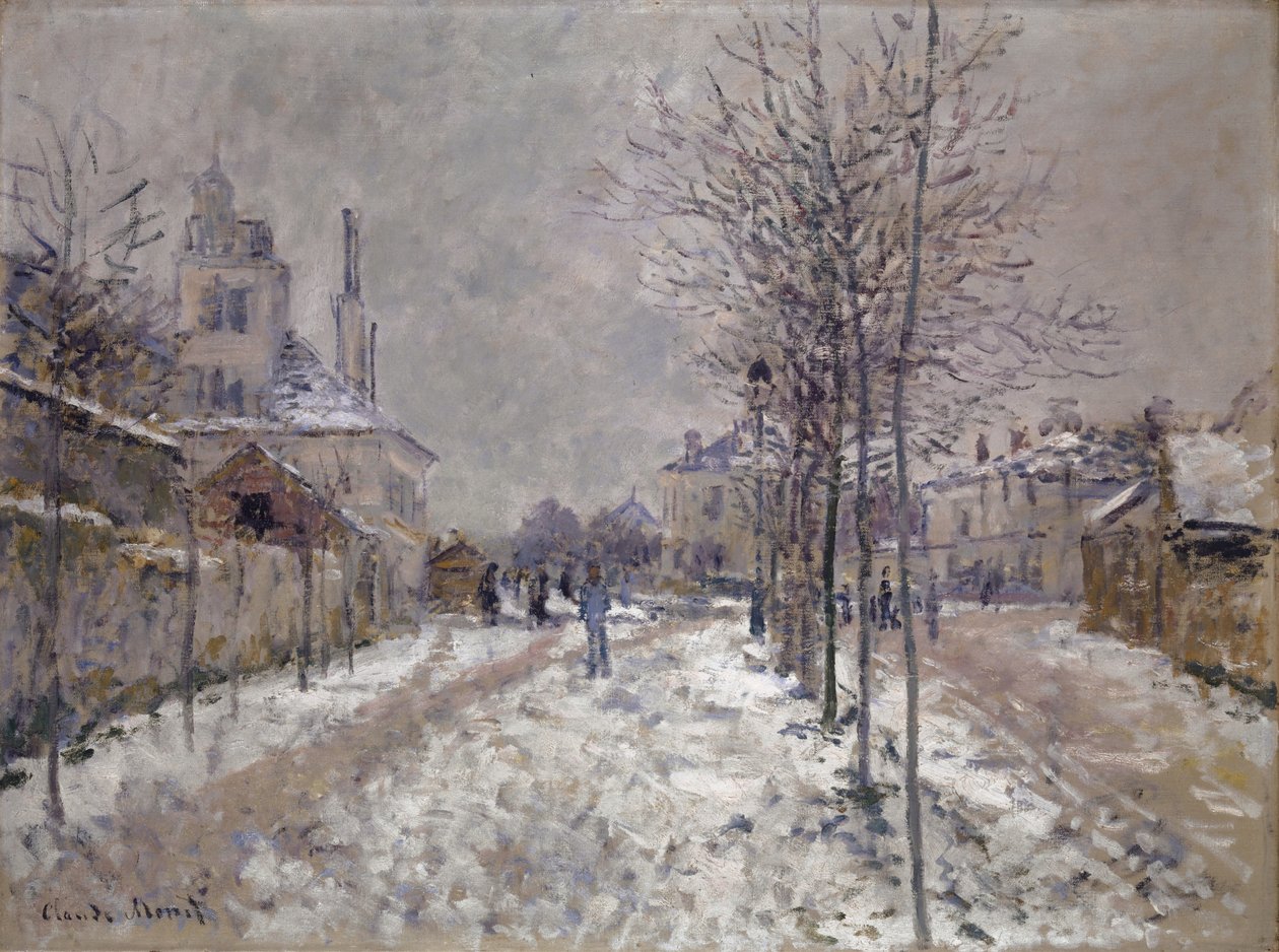 Pontoisen luminen bulevardi Argenteuilissa, 1875 tekijältä Claude Monet