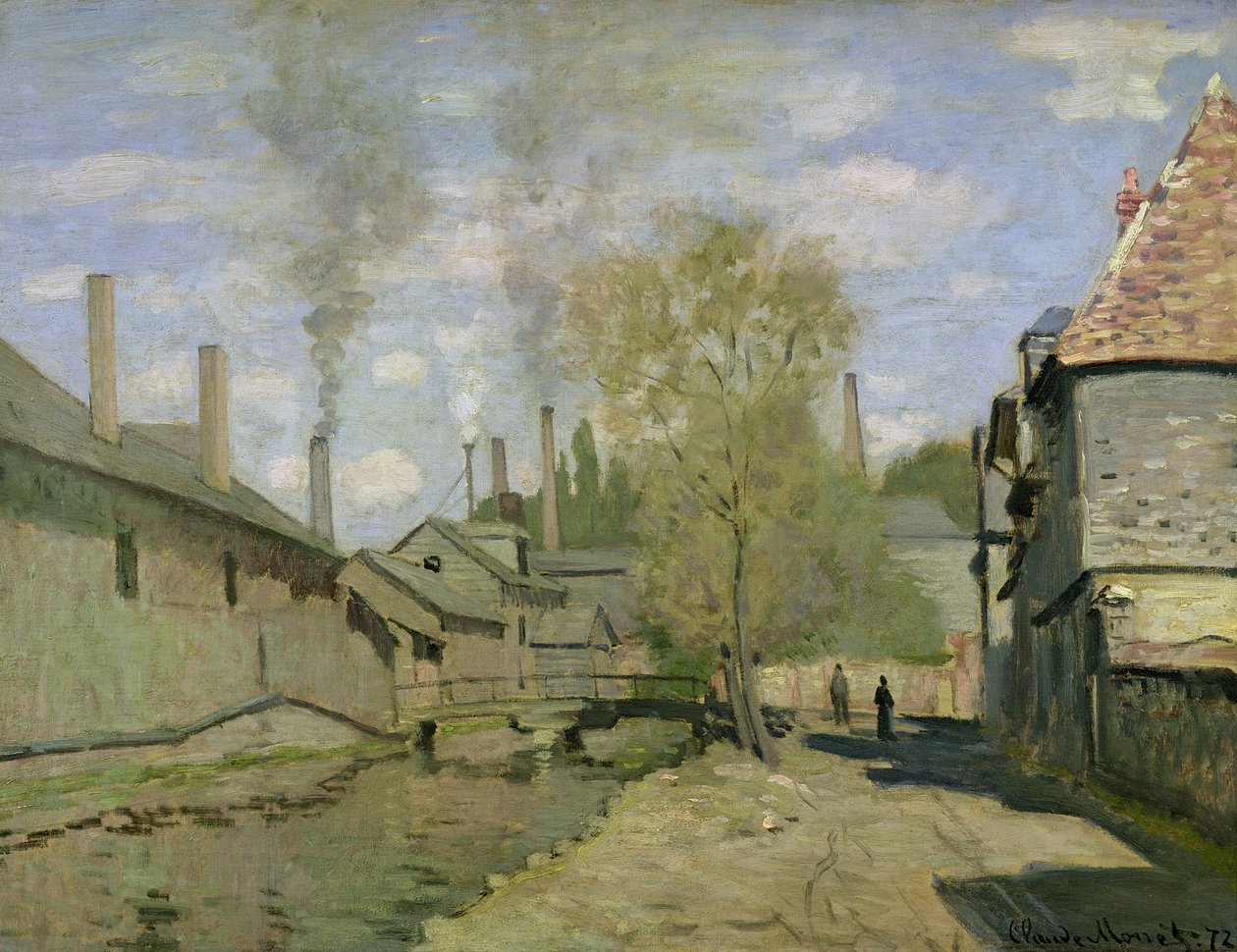 Robecin virta Rouenissa tekijältä Claude Monet