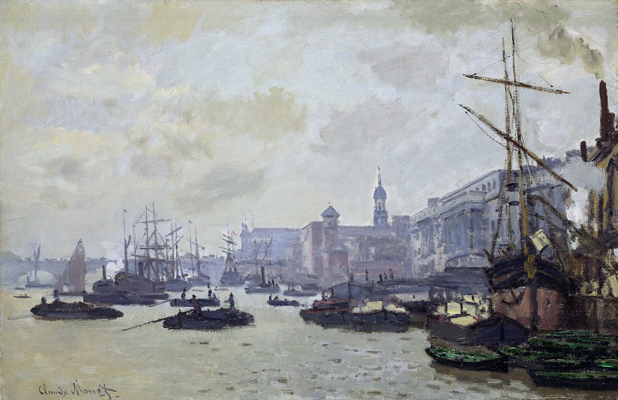 Thames Lontoossa tekijältä Claude Monet