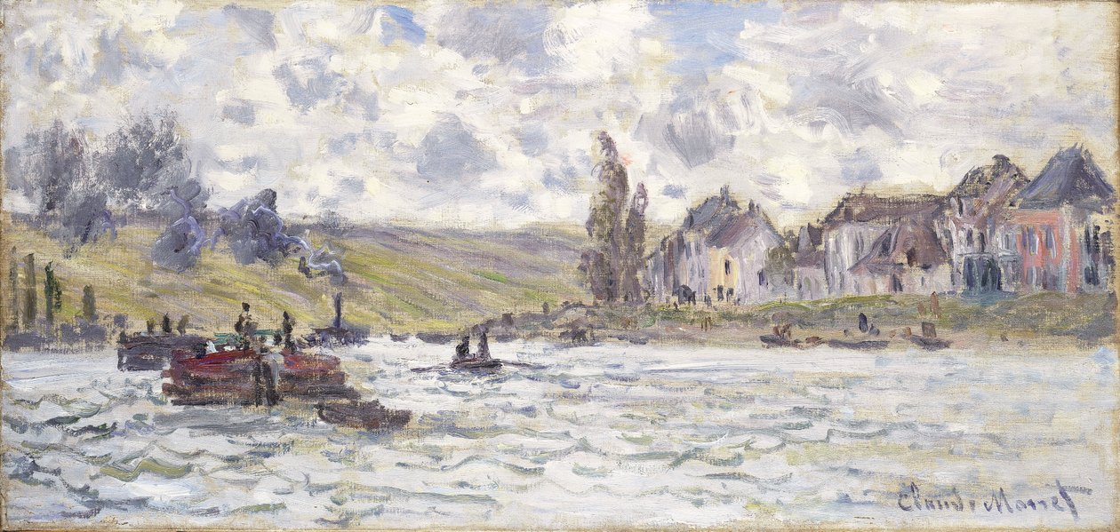 Lavacourtin kylä, 1878 tekijältä Claude Monet