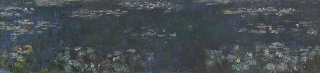 Vesililjat - Vihreitä heijastuksia, 1914-1926 tekijältä Claude Monet