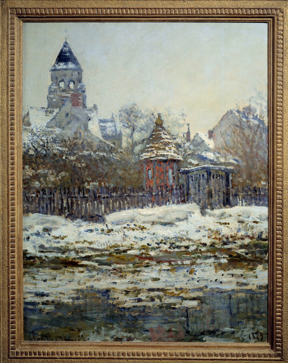 Vetheuilin kirkko. Claude Monet
