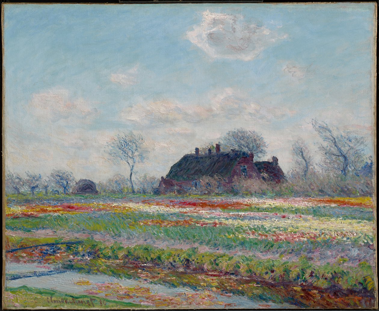 Tulppaanipellot Sassenheimin lähellä tekijältä Claude Monet