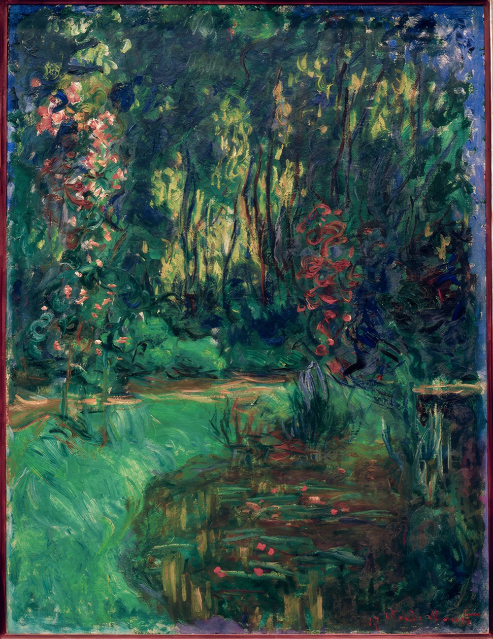 Givernyn lammen nurkka tekijältä Claude Monet