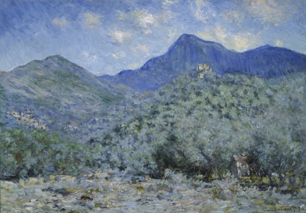Hyvä laakso, lähellä Bordigheraa tekijältä Claude Monet